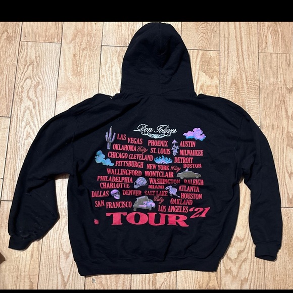 Life Of A Don Tour Don Toliver 2021 Hoodie 2XL - Picture 1 of 3